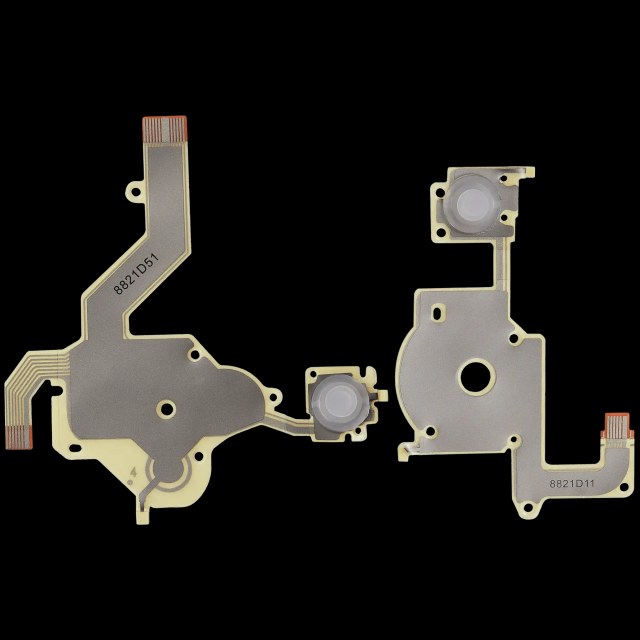 Left Right Buttons Conductive Film per PlayStation Portable PSP 3000 (2 set pezzi)