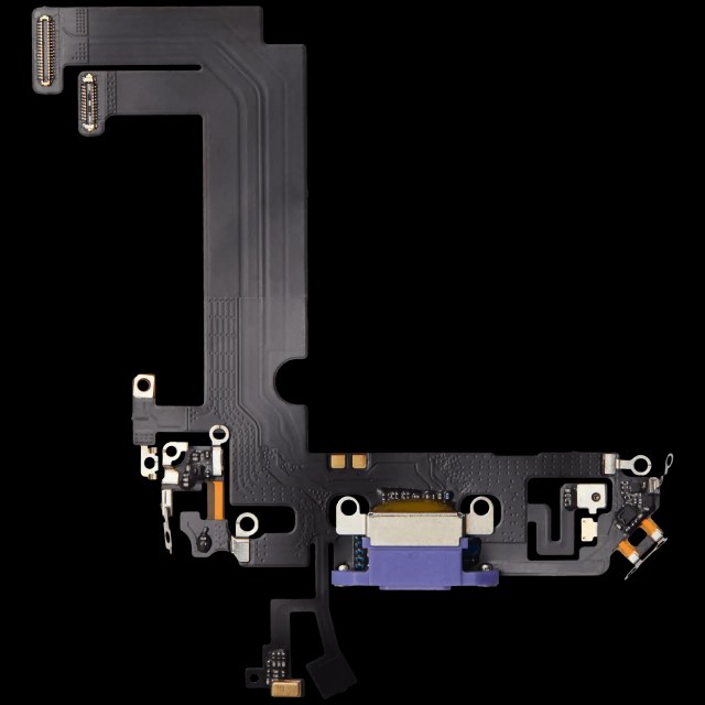 Flat connettore di ricarica per iPhone 12 Mini (Aftermarket Plus) (Viola)