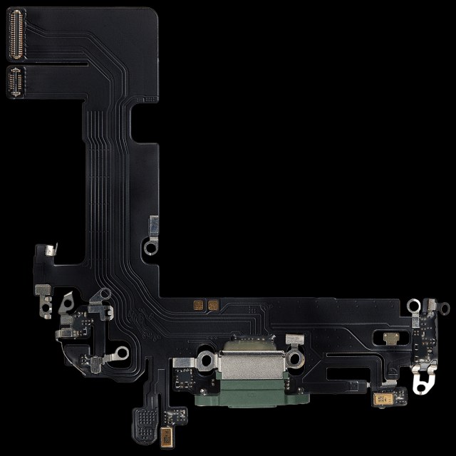 Flat connettore di ricarica per iPhone 13 (Aftermarket Plus) (Verde)