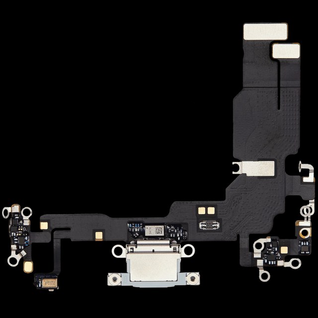 Flat connettore di ricarica per iPhone 15 (Used Service Pack Pull) (Blu)