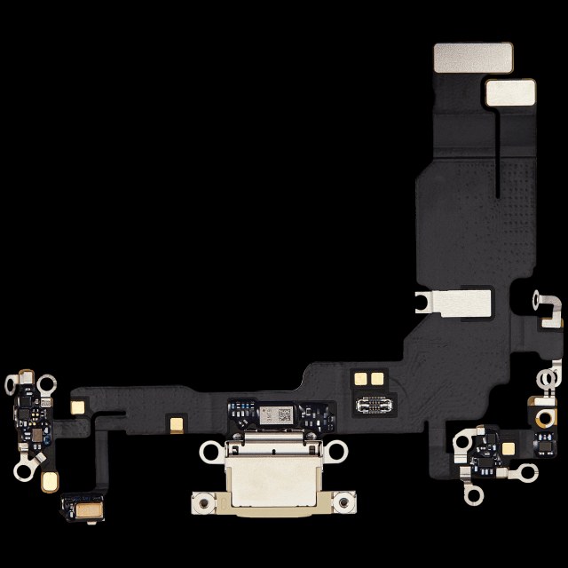 Flat connettore di ricarica per iPhone 15 (Used Service Pack Pull) (Giallo)