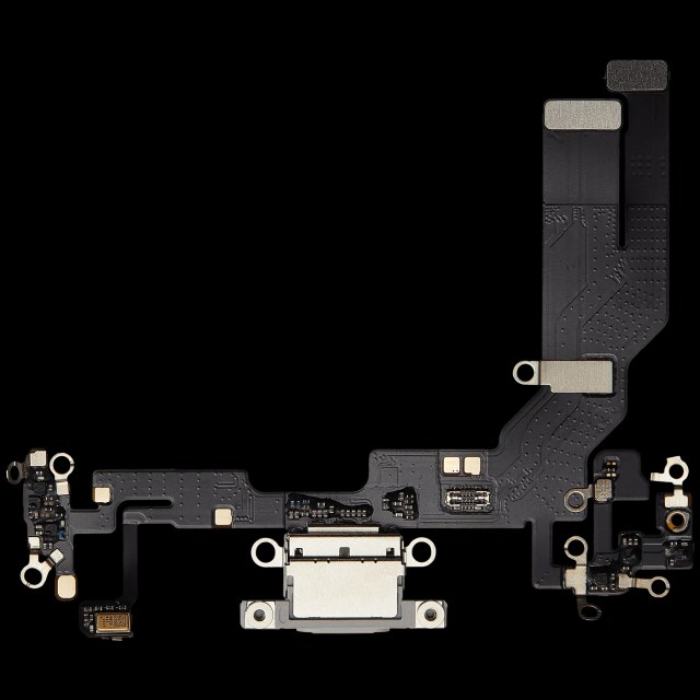 Flat connettore di ricarica per iPhone 16e / 17e (Aftermarket Plus) (Bianco)