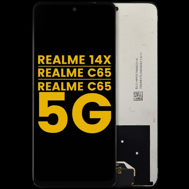 Display LCD completo senza Frame per Realme C65 / Realme C65 5G / Realme 14x (Refurbished) (tutti i colori)