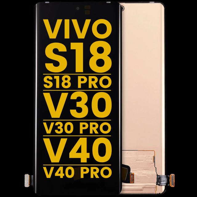 Display OLED completo senza Frame per Vivo S18 / S18 Pro / S19 Pro / V30 / V30 Pro / V40 / V40 Pro (Refurbished) (tutti i colori)