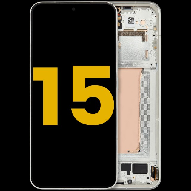 Display OLED completo con Frame per Xiaomi 15 (Refurbished) (Verde)