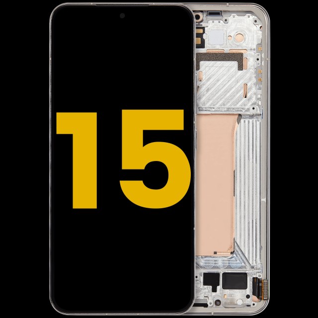 Display OLED completo con Frame per Xiaomi 15 (Refurbished) (Liquid Argento)