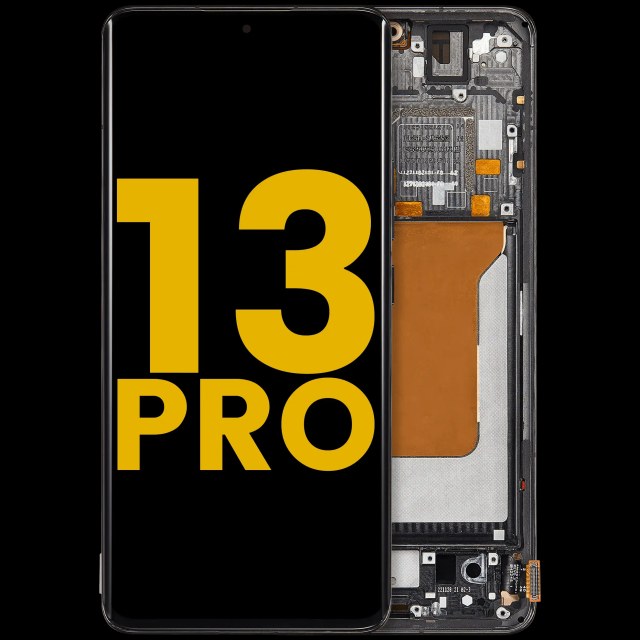 Display OLED completo con Frame per Xiaomi 13 Pro (Refurbished) (Nero)