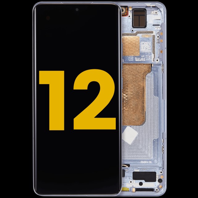 Display OLED completo con Frame per Xiaomi 12 / 12X / 12S (Refurbished) (Blu)