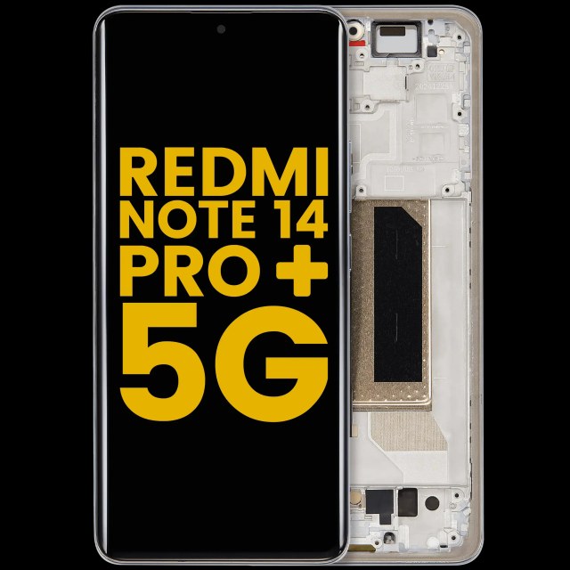 Display OLED completo con Frame per Xiaomi Redmi Note 14 Pro Plus 5G (Refurbished) (Frost Blu)