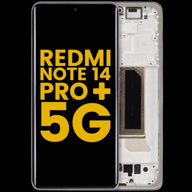 Display OLED completo con Frame per Xiaomi Redmi Note 14 Pro Plus 5G (Refurbished) (Lavanda Viola)