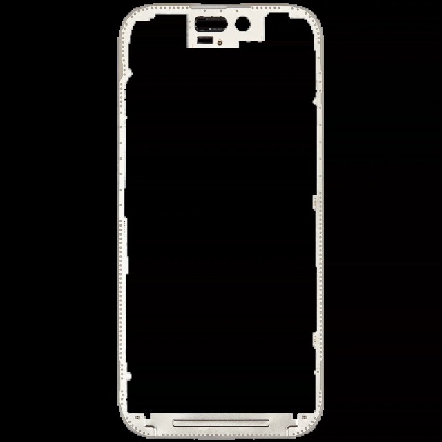 LCD Frame senza Glue compatibile per iPhone 17 Pro (5 pezzi) (OCA Master)
