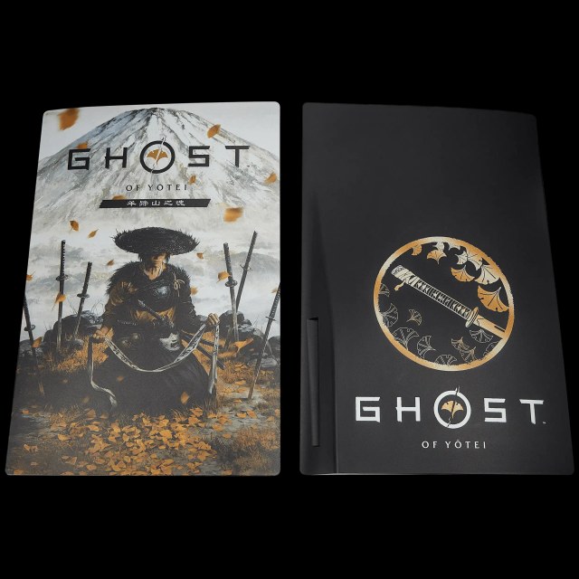 Faceplate Cover (Top e Bottom) per PlayStation 5 (1000 / 1100 / 1200) (The Soul of Mount Yotei)