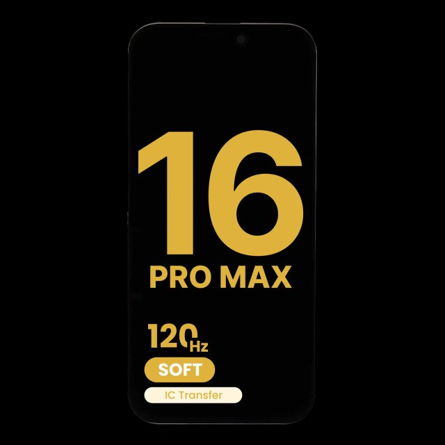 Display OLED completo per iPhone 16 Pro Max (Assembled: Soft) (120HZ)