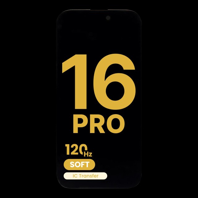 Display OLED completo per iPhone 16 Pro (Assembled: Soft) (120HZ)