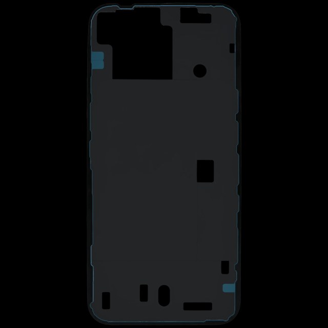Adesivo cover posteriore per iPhone 14 (Nero) (30 pezzi) (Service Pack)
