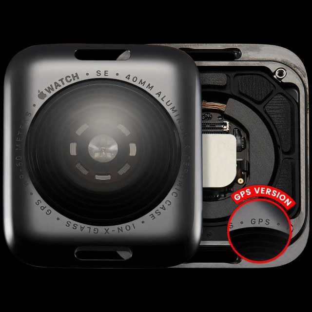Cover posteriore gruppo per Watch Series SE 1st (40MM) (GPS Version) (Aluminum / Nero siderale)