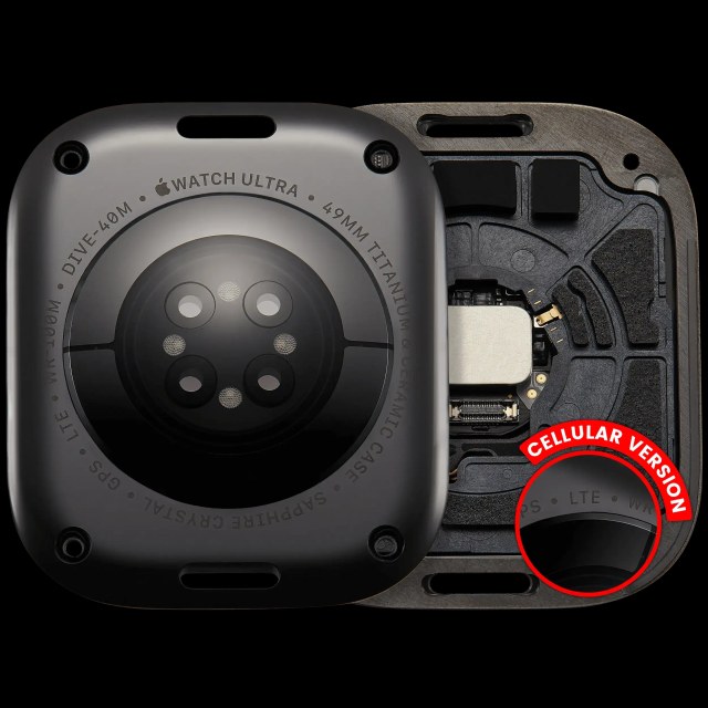Cover posteriore gruppo per Watch Series Ultra (2nd Gen)(49mm) (versione LTE) (Nero siderale)