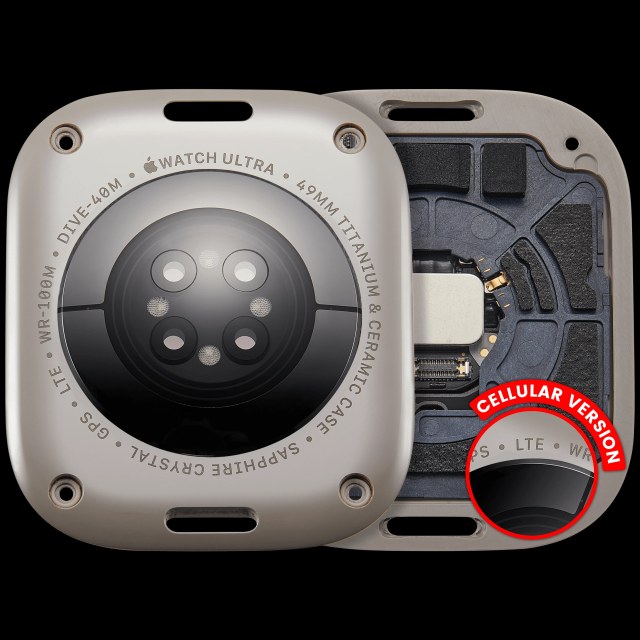 Cover posteriore gruppo per Watch Series Ultra (1st Gen) (49mm) (versione LTE) (Naturale)