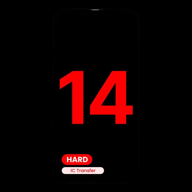 Display OLED completo per iPhone 14 (Aftermarket Plus: Hard)