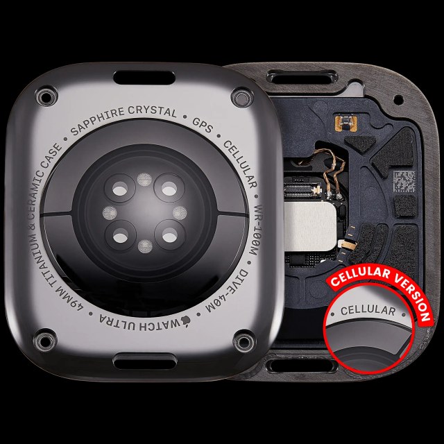 Cover posteriore gruppo per Watch Series Ultra (3rd Gen) (49MM) (versione LTE) (Nero siderale)