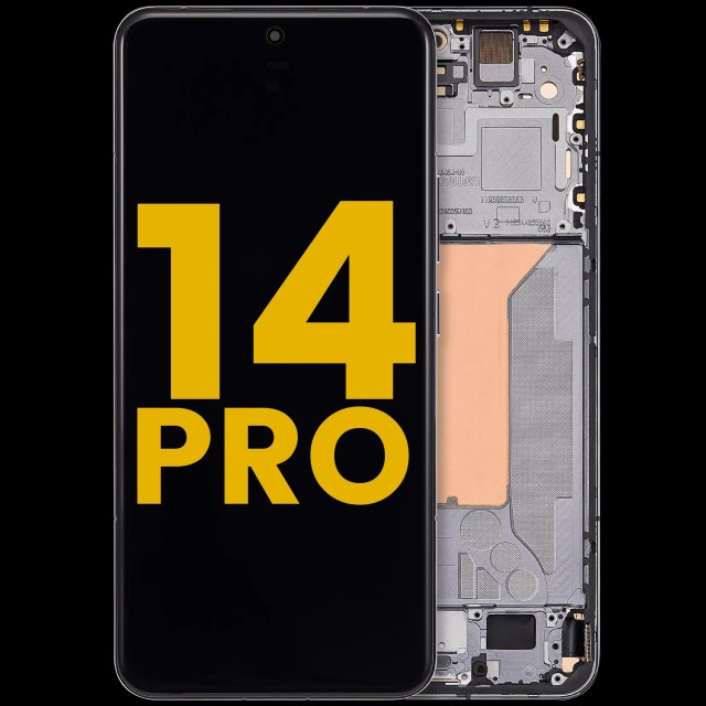 Display OLED completo con Frame per Xiaomi 14 Pro (Refurbished) (Nero)