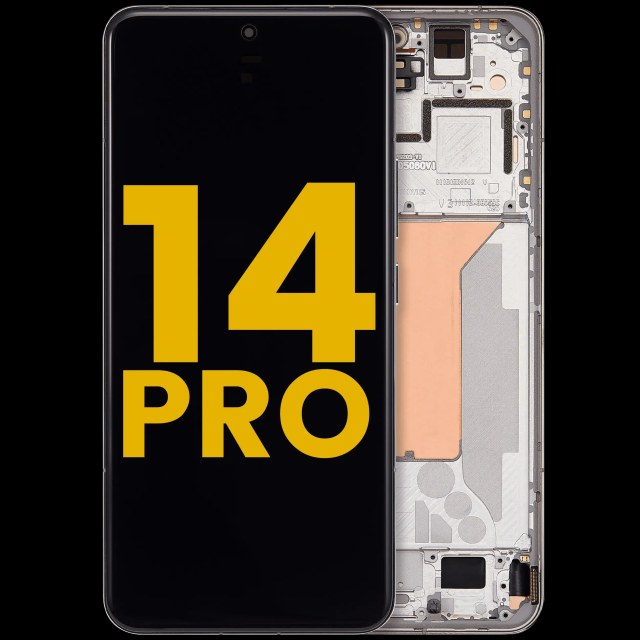 Display OLED completo con Frame per Xiaomi 14 Pro (Refurbished) (Argento)
