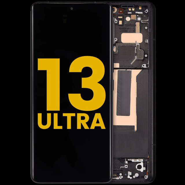 Display OLED completo con Frame per Xiaomi 13 Ultra (Refurbished) (Nero)