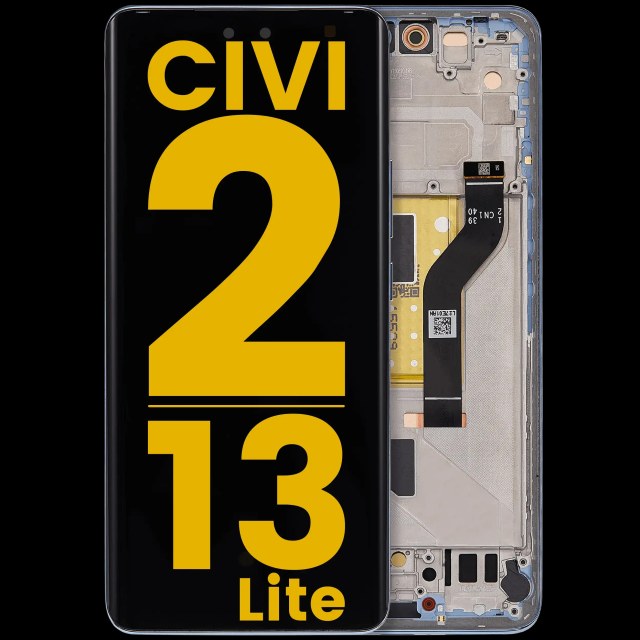 Display OLED completo con Frame per Xiaomi 13 Lite / Civi 2 (Refurbished) (Lite Blu)