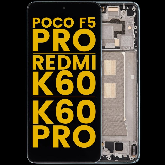 Display OLED completo con Frame per Xiaomi Poco F5 Pro / Redmi K60 / K60 Pro (Refurbished) (Mint)