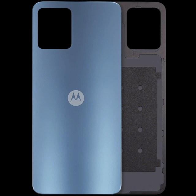 vetro cover posteriore per Motorola Moto G23 (XT2333 / 2023) (Premium) ((Steel Blu)