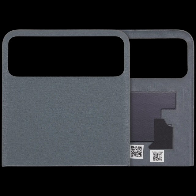 Top OLED vetro cover posteriore per Motorola Razr / Razr 40 (XT2323 / 2023) (Premium) (Verde salvia Verde)
