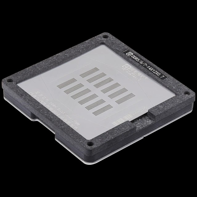 DDR BGA Reballing Stencil Temple Station per DDR 5 / 6 BGA170 /180 Video Memory Chip Positioning (Amaoe)