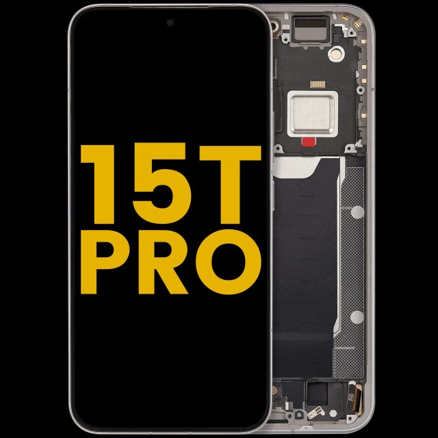 Display OLED completo con Frame per Xiaomi 15T Pro (Refurbished) (Grigio)