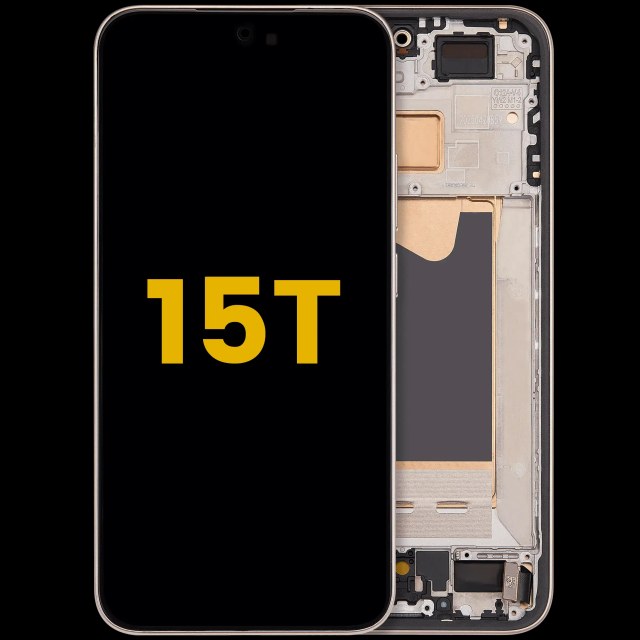 Display OLED completo con Frame per Xiaomi 15T (Refurbished) (Oro rosa)