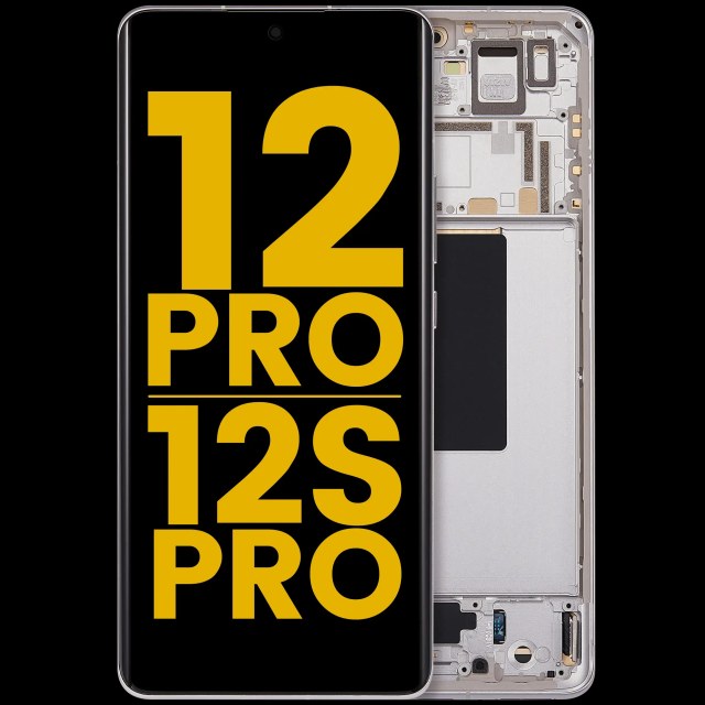 Display OLED completo con Frame per Xiaomi 12 Pro / 12S Pro (Refurbished) (Viola)