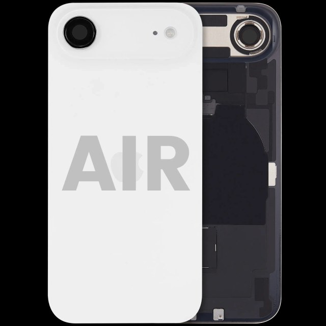 Vetro posteriore con magnete MagSafe, NFC e flat flash per iPhone Air (Used Service Pack Pull: grado A) (Bianco nuvola)