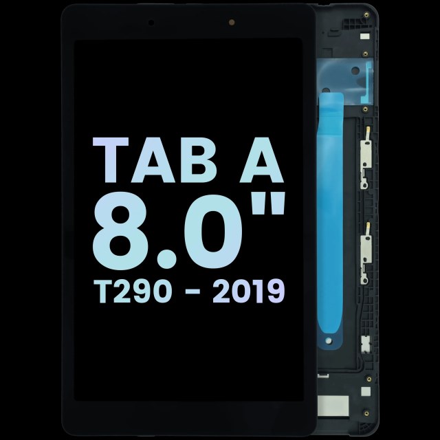 Display LCD completo con Frame compatibile per Samsung Galaxy Tab A 8" (T290) (Service Pack) (Nero)