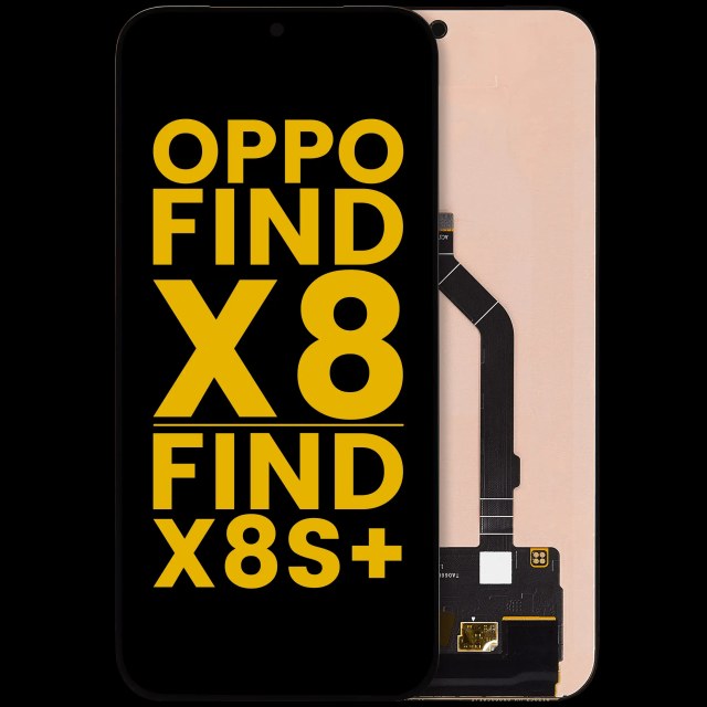 Display OLED completo senza Frame per Oppo Find X8 / Find X8s+ (Refurbished) (tutti i colori)