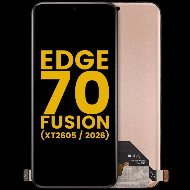 Display OLED completo senza Frame per Motorola Edge 70 Fusion (XT2605 / 2026) (Refurbished) (tutti i colori)