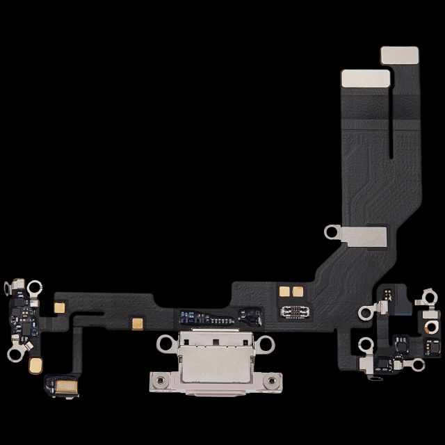 Flat connettore di ricarica compatibile per iPhone 17e (Premium) (Soft Rosa)