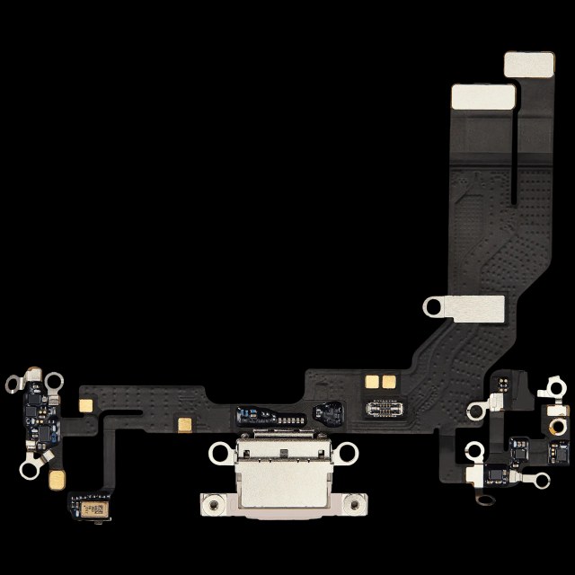 Flat connettore di ricarica per iPhone 17e (Aftermarket Plus) (Soft Rosa)