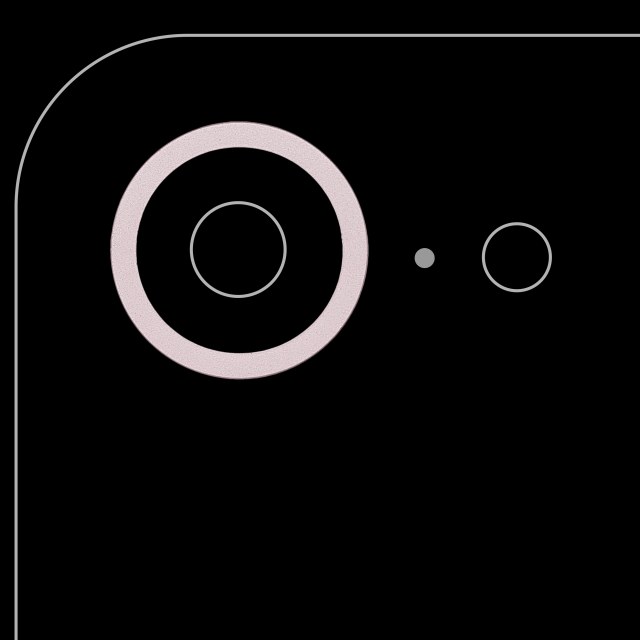 Cornice fotocamera posteriore Ring Only per iPhone 17e (Soft Rosa)