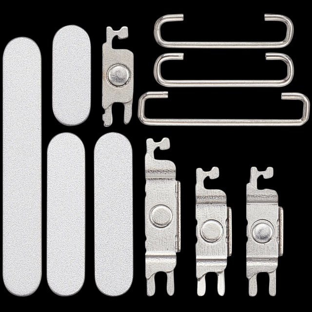 Hard Buttons (Accensione / Volume / switch) per iPhone 16e (Bianco)