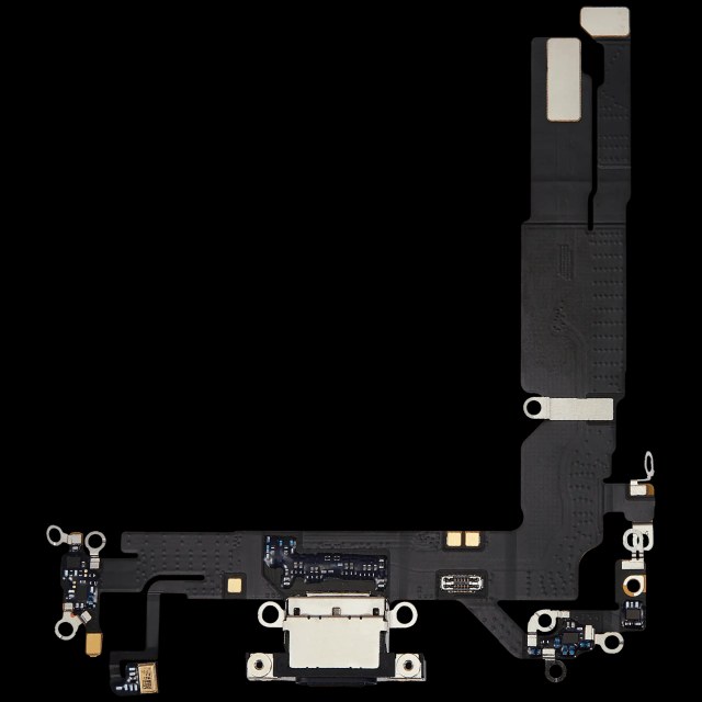 Flat connettore di ricarica per iPhone 16 (Used Service Pack Pull) (Nero)
