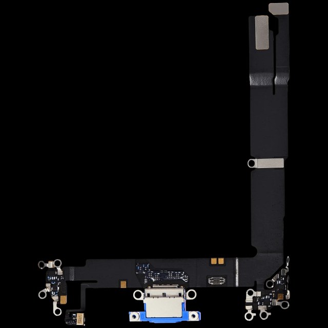 Flat connettore di ricarica per iPhone 16 Plus (Used Service Pack Pull) (Blu oltremare)