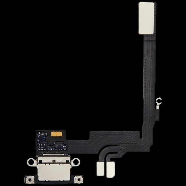 Flat connettore di ricarica per iPhone 16 Pro (Used Service Pack Pull) (Titanio nero)