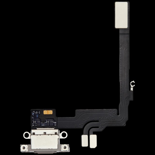 Flat connettore di ricarica per iPhone 16 Pro (Used Service Pack Pull) (Titanio naturale)
