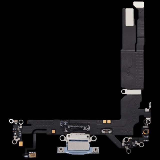 Flat connettore di ricarica per iPhone 17 (Used Service Pack Pull) (Blu nebbia)