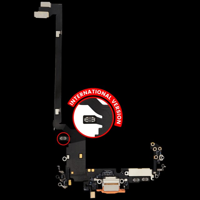 Flat connettore di ricarica per iPhone 17 Pro Max (Used Service Pack Pull) (International Version) (Cosmic Arancione)