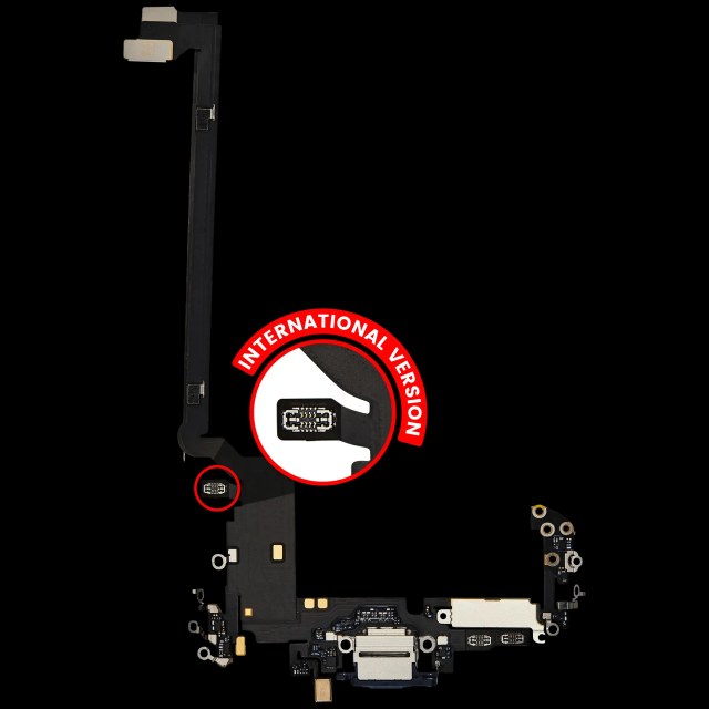 Flat connettore di ricarica per iPhone 17 Pro Max (Used Service Pack Pull) (International Version) (Deep Blu)